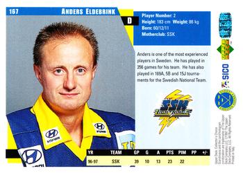1997-98 Collector's Choice Swedish #167 Anders Eldebrink Back