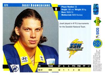 1997-98 Collector's Choice Swedish #171 Josef Boumedienne Back