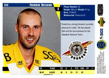 1997-98 Collector's Choice Swedish #132 Fredrik Nilsson Back