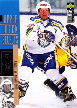 1997-98 Collector's Choice Swedish - Upper Deck Selects #UD11 Tomas Jonsson Front