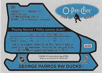 2008-09 O-Pee-Chee - 1979-80 Retro #55 George Parros Back