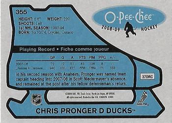2008-09 O-Pee-Chee - 1979-80 Retro #355 Chris Pronger Back