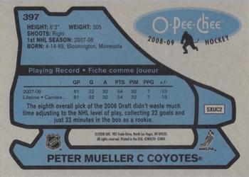 2008-09 O-Pee-Chee - 1979-80 Retro #397 Peter Mueller Back