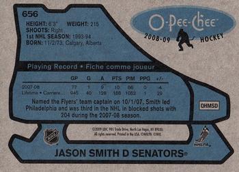 2008-09 O-Pee-Chee - 1979-80 Retro #656 Jason Smith Back