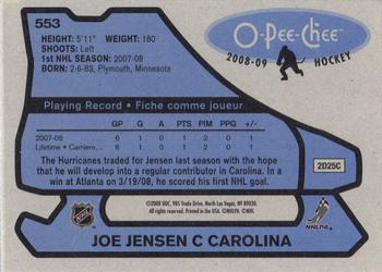 2008-09 O-Pee-Chee - 1979-80 Retro #553 Joe Jensen Back