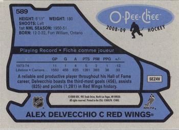 2008-09 O-Pee-Chee - 1979-80 Retro #589 Alex Delvecchio Back
