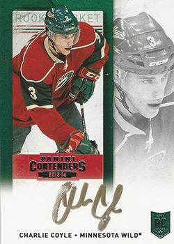 2013-14 Panini Contenders #230a Charlie Coyle Front