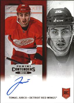 2013-14 Panini Contenders #259a Tomas Jurco Front