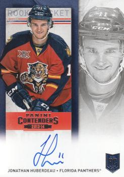 2013-14 Panini Contenders #263a Jonathan Huberdeau Front