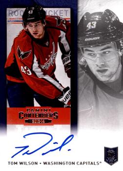 2013-14 Panini Contenders #275a Tom Wilson Front