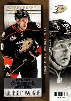 2013-14 Panini Contenders #15 Corey Perry Front
