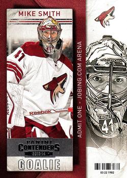 2013-14 Panini Contenders #21 Mike Smith Front