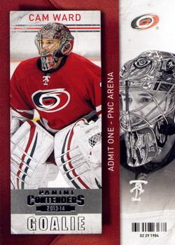 2013-14 Panini Contenders #81 Cam Ward Front