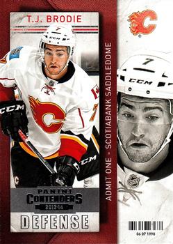 2013-14 Panini Contenders #90 T.J. Brodie Front