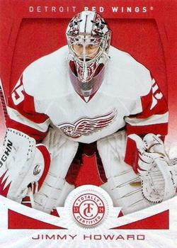 2013-14 Panini Totally Certified - Mirror Platinum Red #68 Jimmy Howard Front