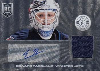 2013-14 Panini Totally Certified - Rookie Autograph Jersey #163 Edward Pasquale Front