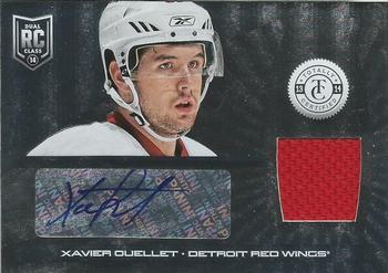 2013-14 Panini Totally Certified - Rookie Autograph Jersey #237 Xavier Ouellet Front