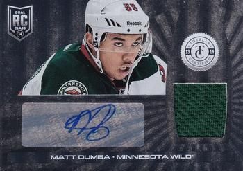 2013-14 Panini Totally Certified - Rookie Autograph Jersey #245 Mathew Dumba Front