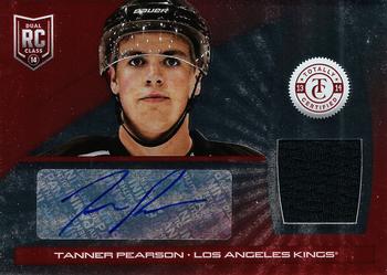 2013-14 Panini Totally Certified - Rookie Autograph Platinum Red Jersey #207 Tanner Pearson Front