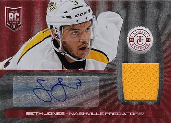 2013-14 Panini Totally Certified - Rookie Autograph Platinum Red Jersey #241 Seth Jones Front