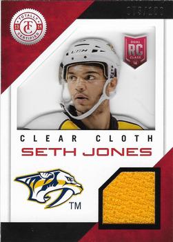 2013-14 Panini Totally Certified - Clear Cloth Red Jersey #CL-SJ Seth Jones Front