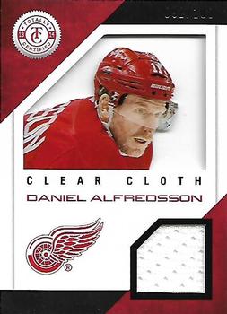 2013-14 Panini Totally Certified - Clear Cloth Red Jersey #CL-DAL Daniel Alfredsson Front