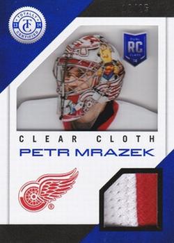 2013-14 Panini Totally Certified - Clear Cloth Blue Prime #CL-PMR Petr Mrazek Front