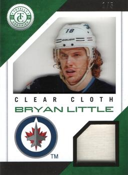 2013-14 Panini Totally Certified - Clear Cloth Green Patch #CL-BLI Bryan Little Front
