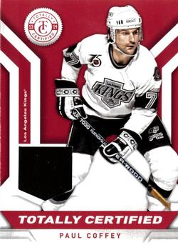 2013-14 Panini Totally Certified - Jerseys Red #TC-PC Paul Coffey Front
