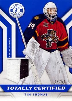2013-14 Panini Totally Certified - Jerseys Prime Blue #TC-TTH Tim Thomas Front