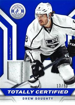 2013-14 Panini Totally Certified - Jerseys Prime Blue #TC-DD Drew Doughty Front