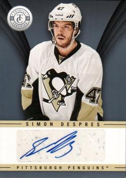 2013-14 Panini Totally Certified - Signatures #TS-SDE Simon Despres Front