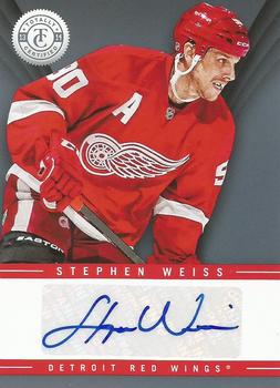 2013-14 Panini Totally Certified - Signatures #TS-SWE Stephen Weiss Front