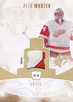 2013-14 SPx - Rookie Materials Patches #RM-PM Petr Mrazek Front