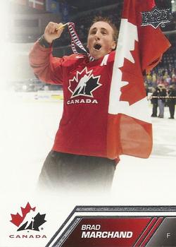 2013 Upper Deck Team Canada #12 Brad Marchand Front