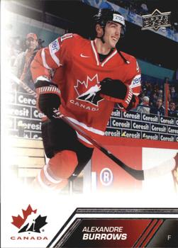 2013 Upper Deck Team Canada #101 Alexandre Burrows Front