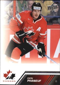 2013 Upper Deck Team Canada #116 Dion Phaneuf Front