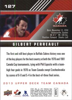 2013 Upper Deck Team Canada #127 Gilbert Perreault Back