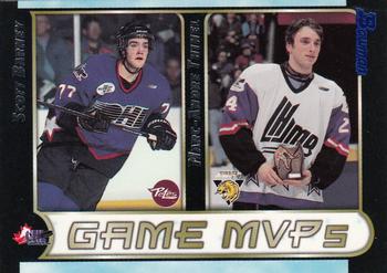 1999 Bowman CHL #164 Scott Barney / Marc-Andre Thinel Front