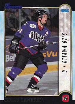 1999 Bowman CHL #137 Brian Campbell Front