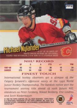 1998-99 Finest - Promo Set #PP2 Michael Nylander Back