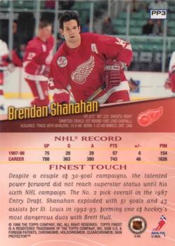 1998-99 Finest - Promo Set #PP3 Brendan Shanahan Back