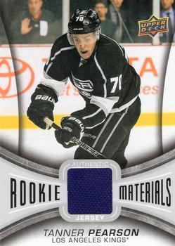 2013-14 Upper Deck - Rookie Materials #RM-TP Tanner Pearson Front