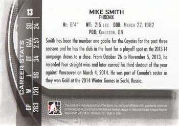 2013-14 In The Game Between the Pipes #13 Mike Smith Back