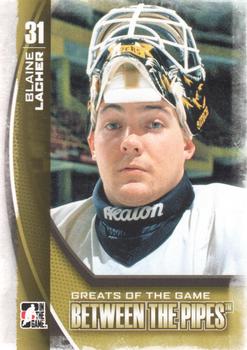 2013-14 In The Game Between the Pipes #86 Blaine Lacher Front