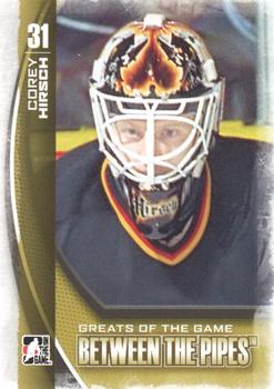 2013-14 In The Game Between the Pipes #91 Corey Hirsch Front