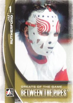 2013-14 In The Game Between the Pipes #115 Jim Rutherford Front