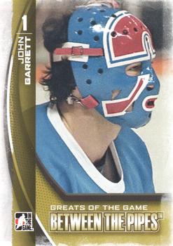 2013-14 In The Game Between the Pipes #120 John Garrett Front