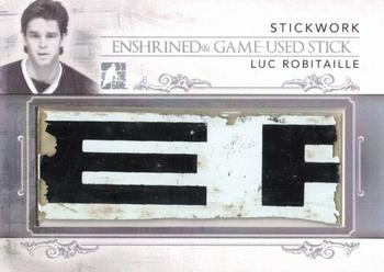 2013-14 In The Game StickWork - Enshrined Game Used Sticks Silver #EGUS-39 Luc Robitaille Front