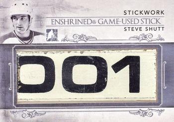 2013-14 In The Game StickWork - Enshrined Game Used Sticks Silver #EGUS-44 Steve Shutt Front